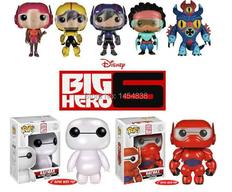 Funko Pop Big Hero 6 Baymax PVC Minion 
