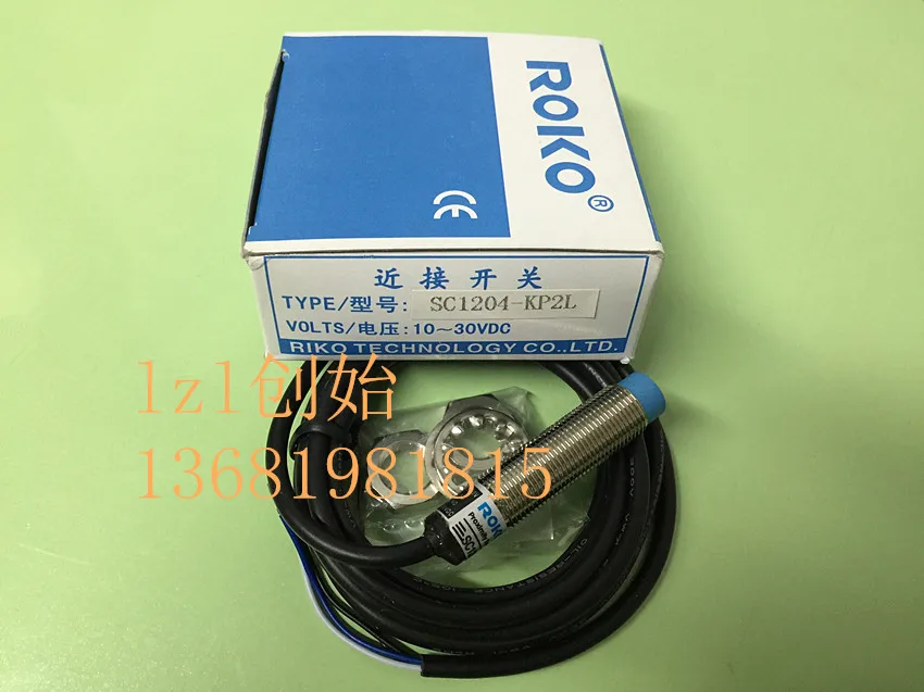 

Genuine Taiwan Riko ROKO proximity switch SC1204-KP2L SC1204-NL SC1204-PL