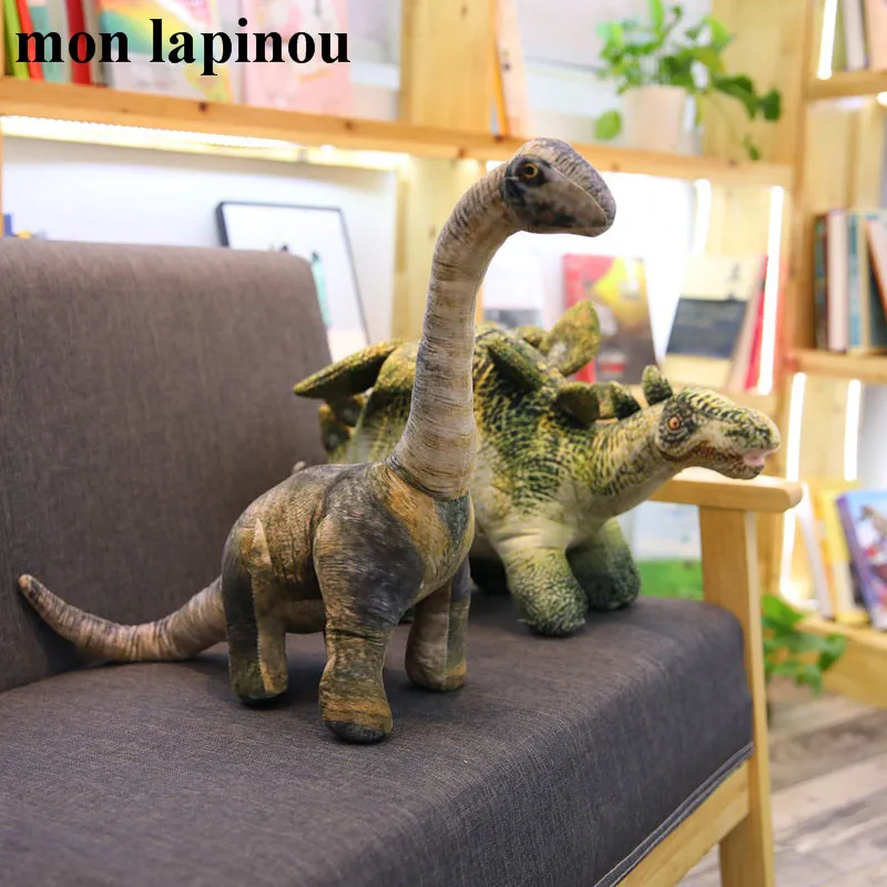 Jurassic World Dinosaur Plush Toys Simulation Plush T-rex/Seismosaurus/Stegosaurus/Spinosaurus Kids Toys Animal Doll игрушка jurassic world sweet box мармелад 10 г