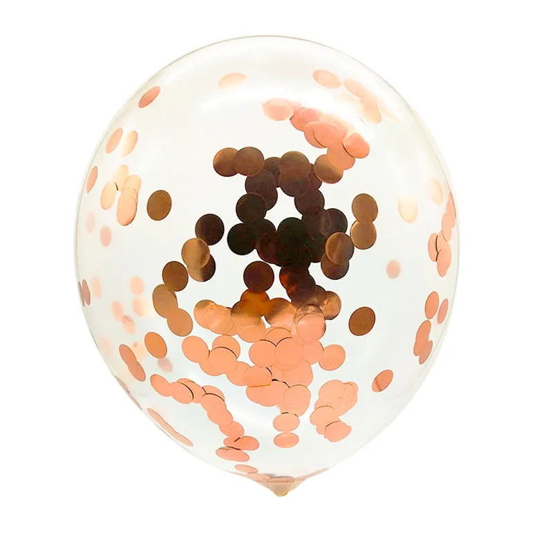 rose gold balloons