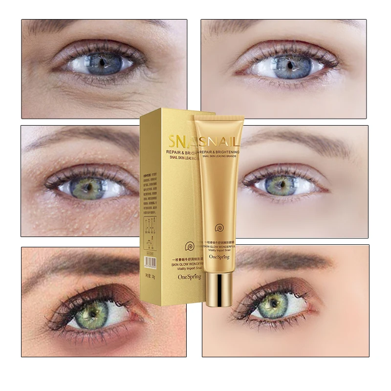 Snail Essence Repair Eye Serum Whitening Moisturizing Anti Aging Wrinkle Remove Dark Circles Care Moisturizer One Spring huismerk kopen in de aanbieding Snail Essence Repair Eye Serum Whitening Moisturizing Anti Aging Wrinkle Remove Dark Circles Care Moisturizer One Spring huismerk kopen in de aanbieding