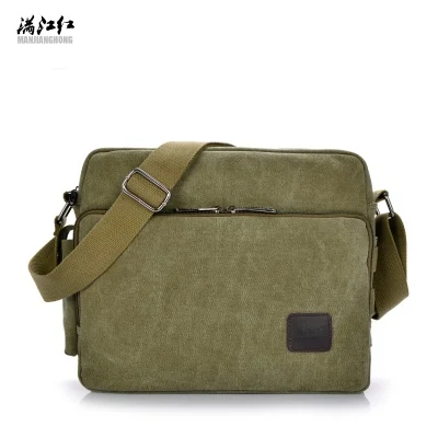 Мужские сумки, модная многофункциональная Холщовая Сумка для отдыха, мужская дорожная сумка, качественные товары, деловая посылка, сумка через плечо - Цвет: Армейский зеленый
