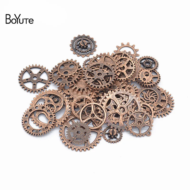 BoYuTe (500 GramLot) Mix Styles Metal Steampunk Gears Diy Steam Punk Alloy Jewelry Accessories (3)