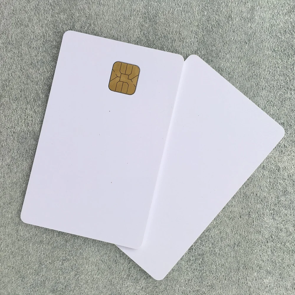 Оптовая продажа 1000 шт iso7816 16K bit Fudan24C16 ATmel24C16 пустая ПВХ Контактная смарт карта