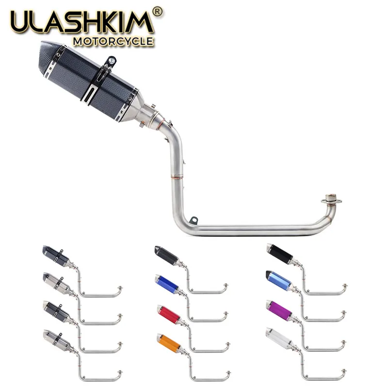 

M3 MSX125 MSX 125 Motorcycle Exhaust Muffler Full system For HONDA GROM MSX 125 2012-2017 slip on