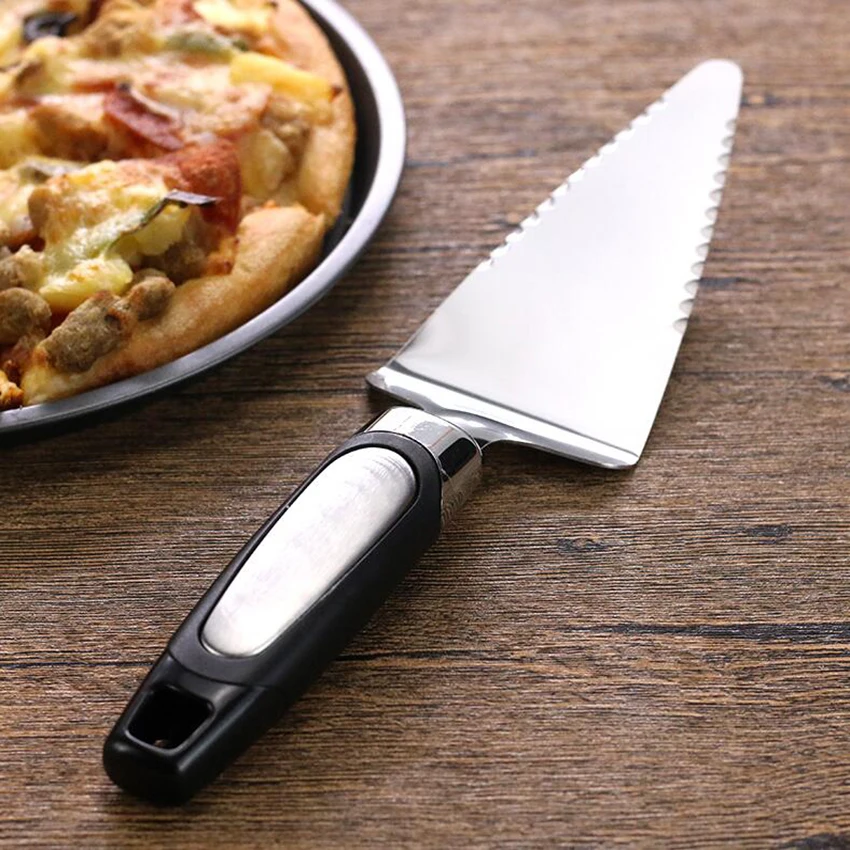 Stainless Steel Serrated Edge Cake Server Blade Cutter Pie Pizza Server