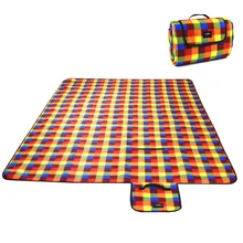 Губка+ замша 2*2 м/2*1,5 м скатерть для пикника кемпинга Водонепроницаемый на открытом воздухе пляжный складной Детские ползунки складной подстилка для кемпинга