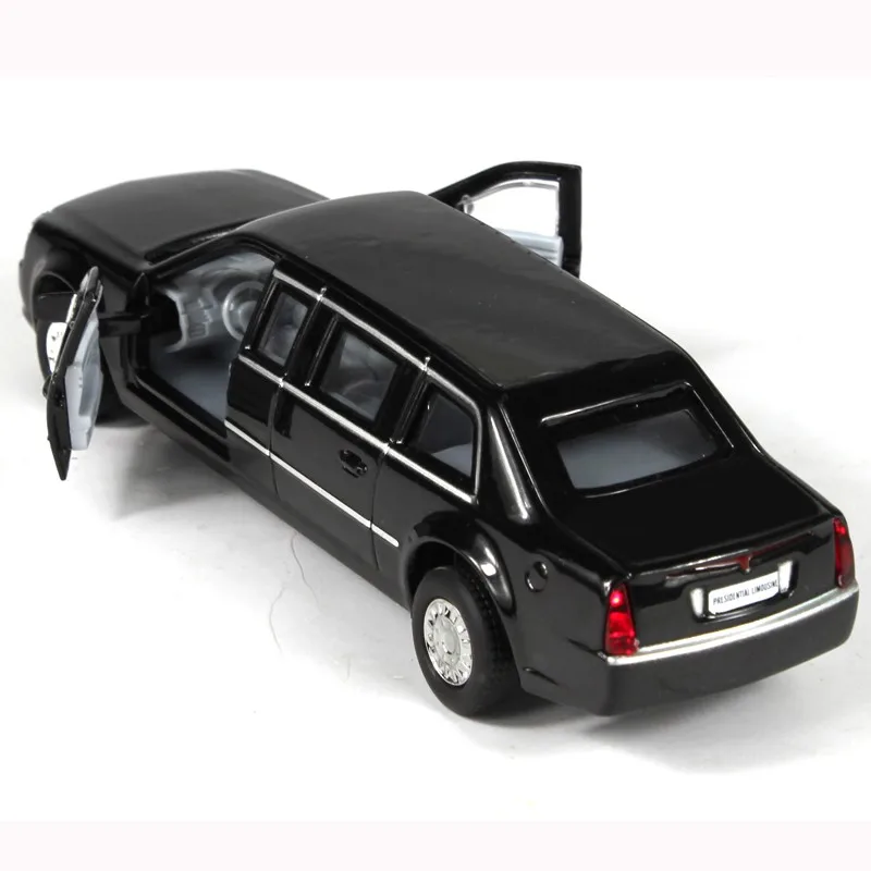 Автомобили От 5 до 7 лет Обама президент красивый металлический сплав модель автомобиля модели расширенное издание Cadillac игрушечные лошадки