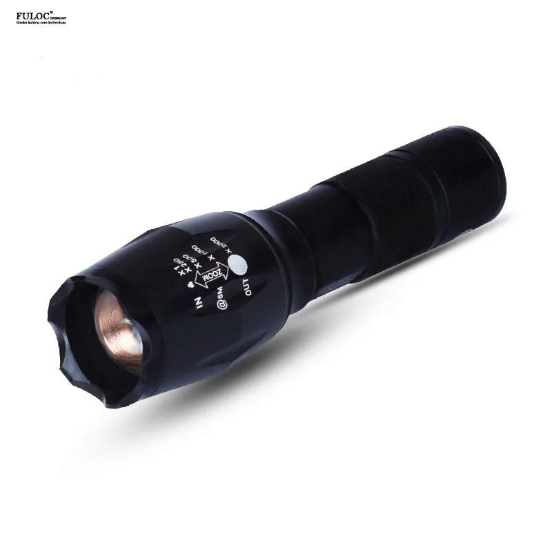flashlight Torch Zoomable Flashlight 4000LM cree xm 1 t6 led flashlight