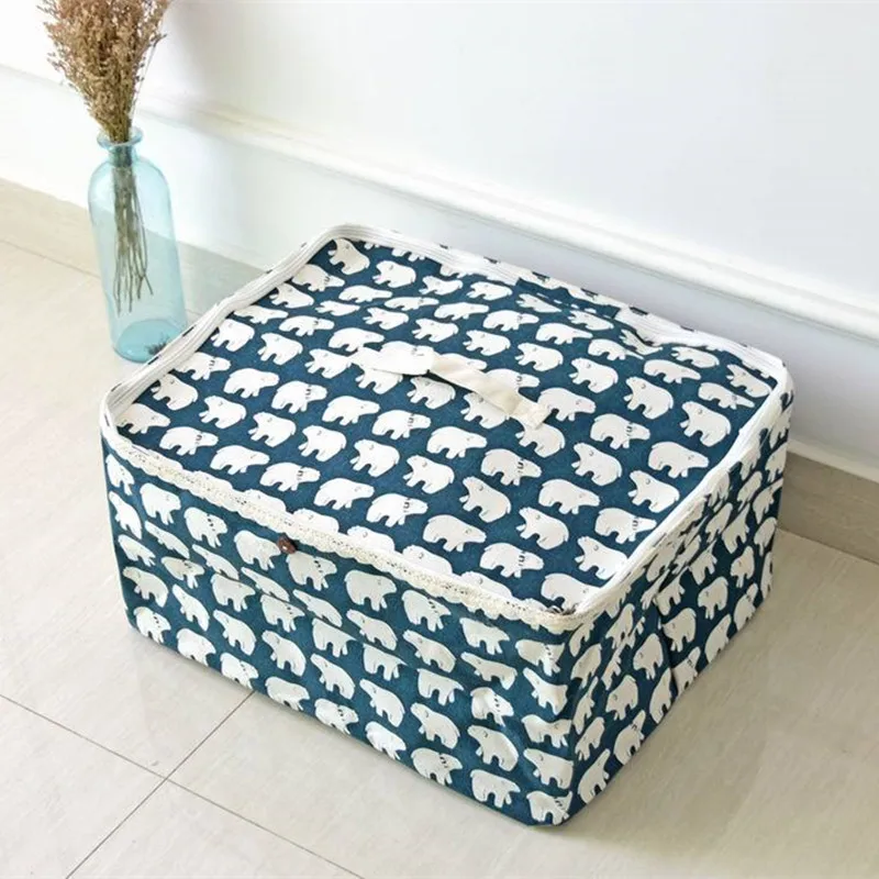 50x40x25 سنتيمتر للطي الغسيل سلة التخزين برميل اللعب الملابس لحاف تخزين دلو الغسيل المنظم حامل الحقيبة المنزلية