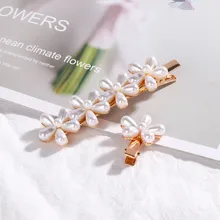 2 шт./компл. жемчужина цветок зажим для волос шпилька Сладкий Головные уборы для Для женщин Заколки для волос заколка аксессуары для волос для укладки волос
