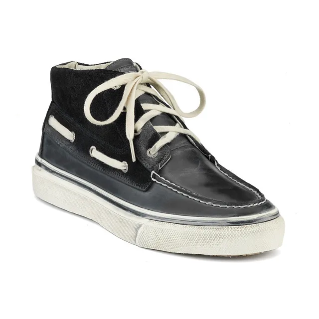 sperry top sider men s bahama black suede chukka boat shoes in