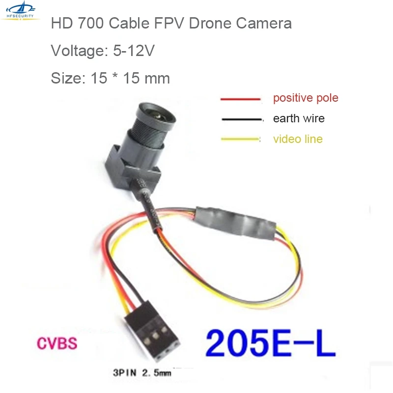 HFSECURITY 1280x960 1000TVL FPV Mini Camcorders Drone Camera Wide Angle 130 Degree HD 960P CCTV IP Lens | Электроника