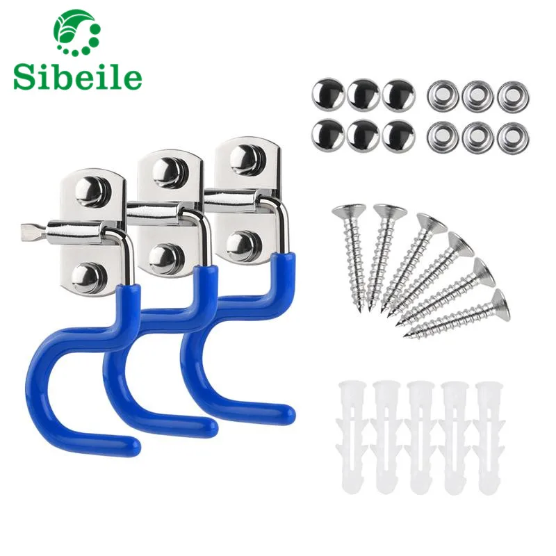 1 Pics Mop Holder 304 Stainless Steel Broom Hanging Hook Holder S-Type Wall Mounted Organizer Broom Storage Hanger