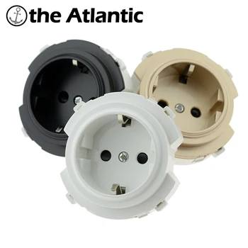 

L1 Customize RU/EU/DE Outlet White/Gold/Black Wall Electric Socket Power Socket 220 Modular DIY Free Combination Plug European