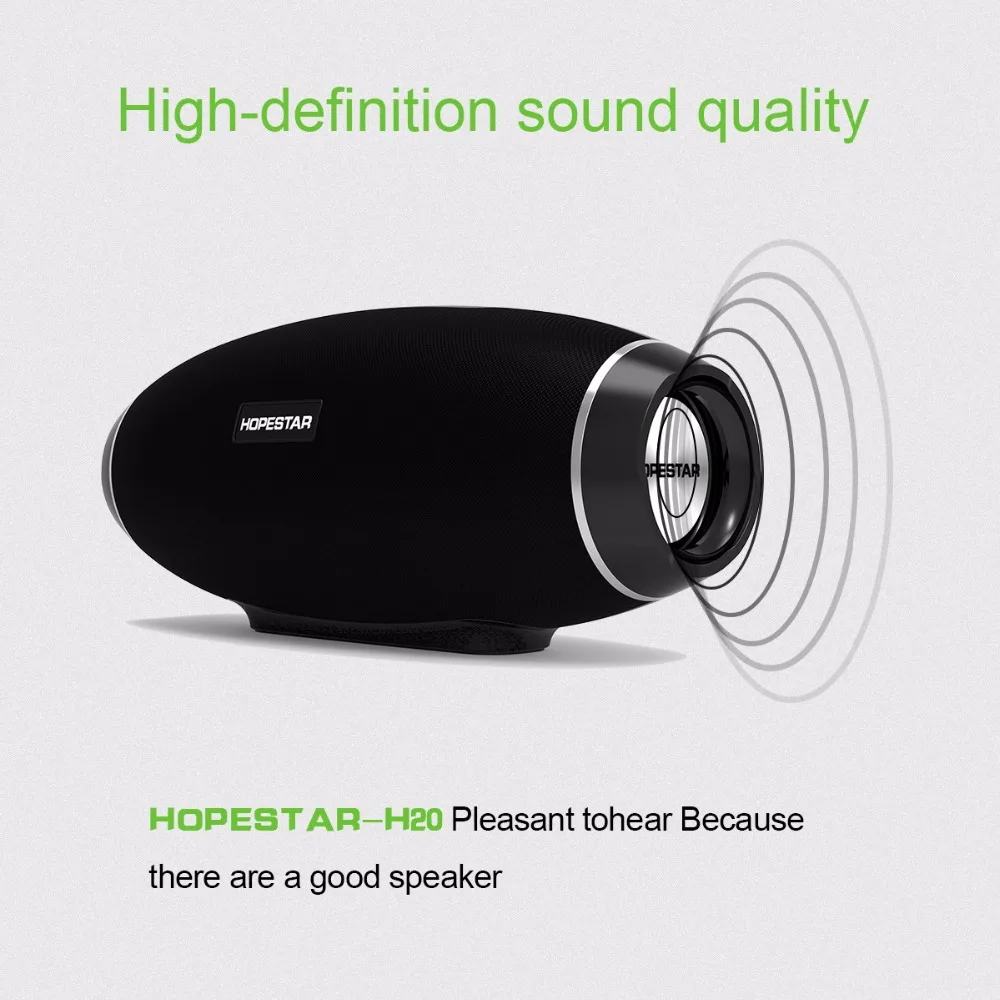 HOPESTAR H20 Rugby Bluetooth Speaker Column 4