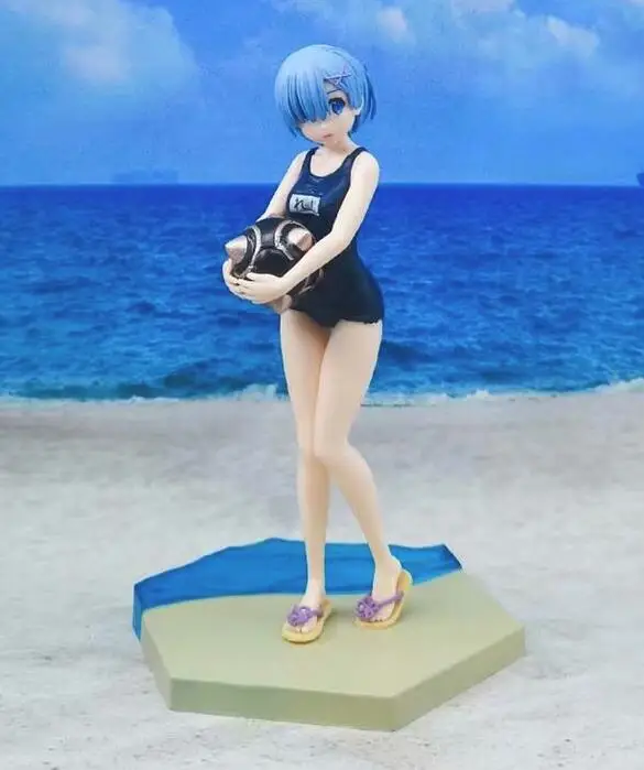 Экшн-фигурка Rem Ram Swinmming из аниме Re: жизнь в другом мире | Игрушки и хобби