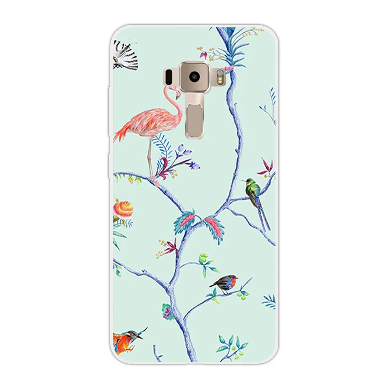 Чехол для ASUS Zenfone 3 ZE520KL Flamingos чехол телефона 5 2 дюйма задняя крышка из мягкого