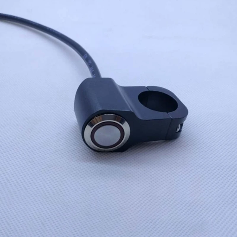 

25mm 7/8" Motorcycle Switches Handlebar Mount Horn Power Start Kill Switch Button With Indicator Light Momentary Action
