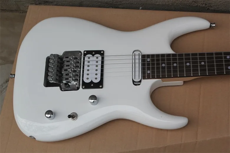 

2019 New Factory Firehawk white rosewood fingerboard electric Guitar chrome hardware