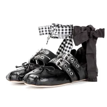 2016 Summer cross straps Ballet Flats Sweet Bowtie round toe Fashion Ballerinas Espadrilles Shoes for Women