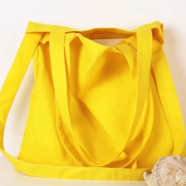 women yellow bag big ladies bag recycle tote shopping bags reusable