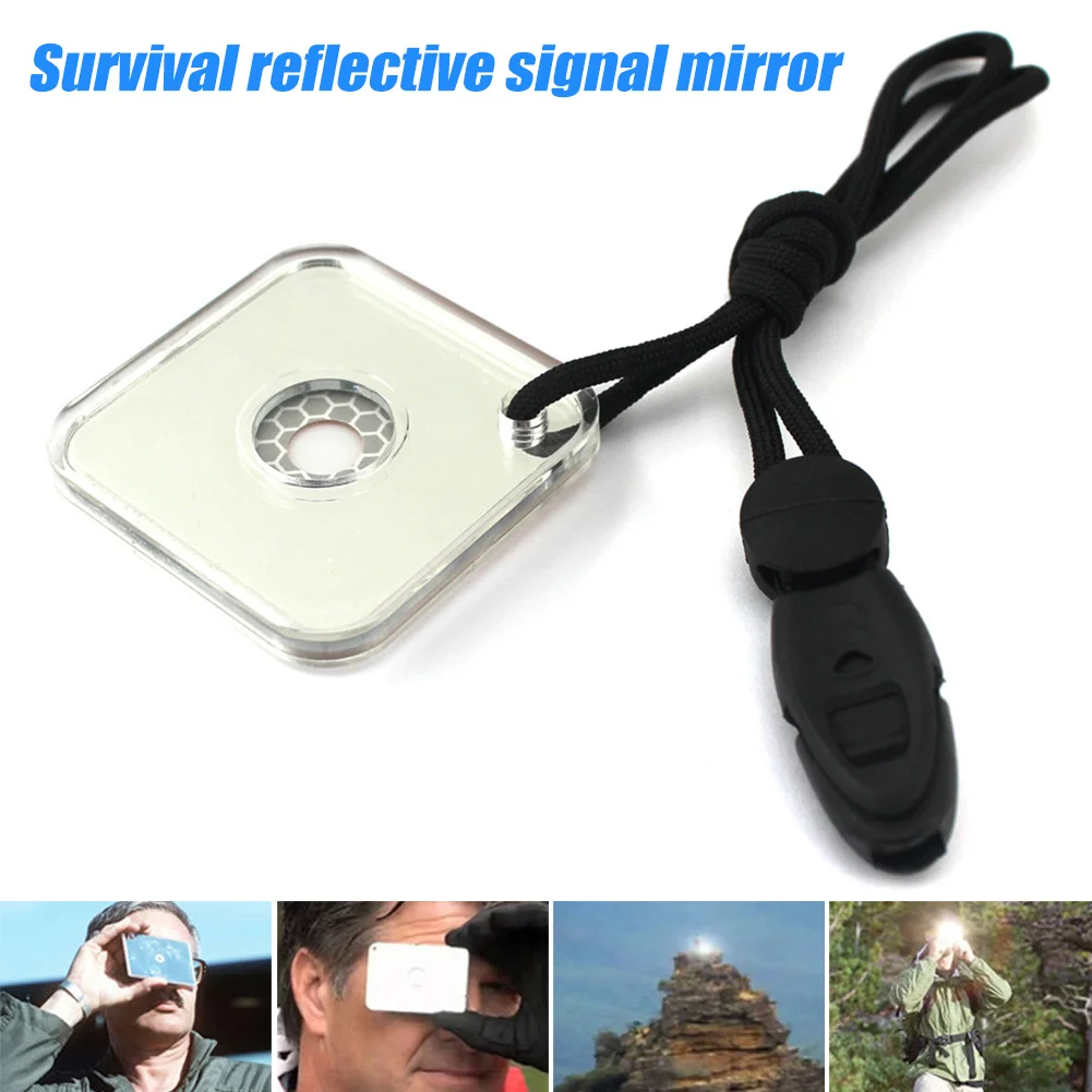 

2019 Multifunctional Emergency Survival Reflective Signal Mirror Outdoor Tools ALS88
