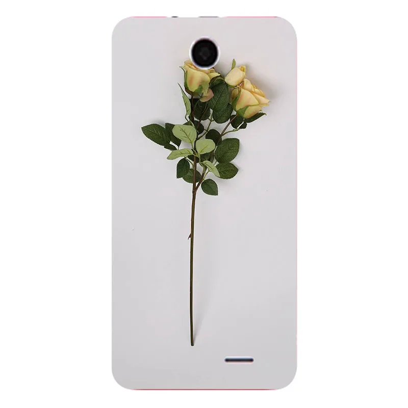 Чехол для HTC Desire 310 310W D310W задняя крышка цветочные растения мягкий силиконовый
