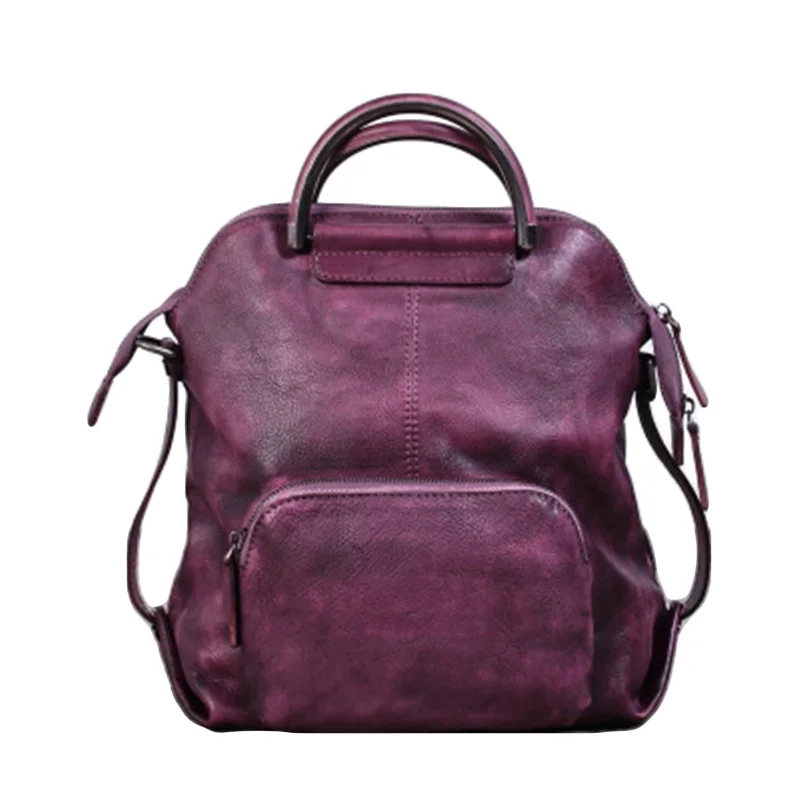 Vintage Three-way Multifunctional Designer Genuine Leather Girls Women Small Travel Backpack Cowhide Ladies Soft Green Bag Pack
Vintage Three-way Multifunctional Designer Genuine Leather Girls Women Small Travel Backpack Cowhide Ladies Soft Green Bag Pack
