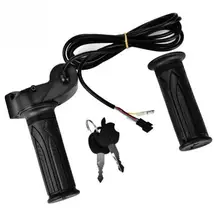 Водонепроницаемый e-велосипеда электрический дроссель с светодиодный Дисплей электрический скутер руль дроссельные Захваты Аксессуары для велосипеда