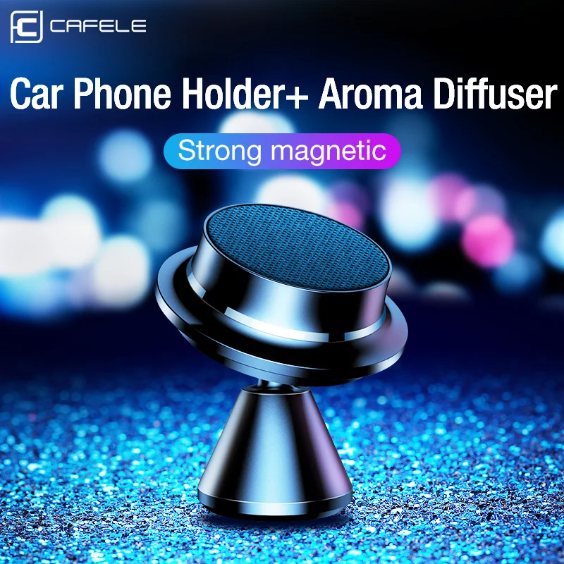 

Cafele Universal Magnet Car Phone Holder Car Aroma Diffuser Holder for Phone in Car Paste 360 Rotation for iPhone Samsung Xiaomi
