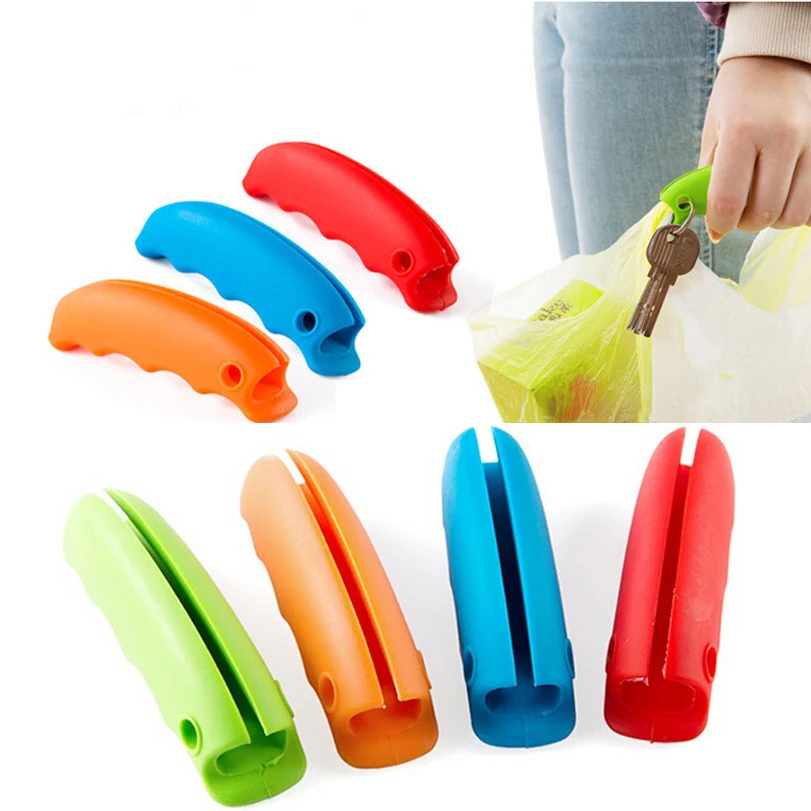 Silicone Bag Carrying Handle Tools Knob Relaxed Carry Shopping Handle