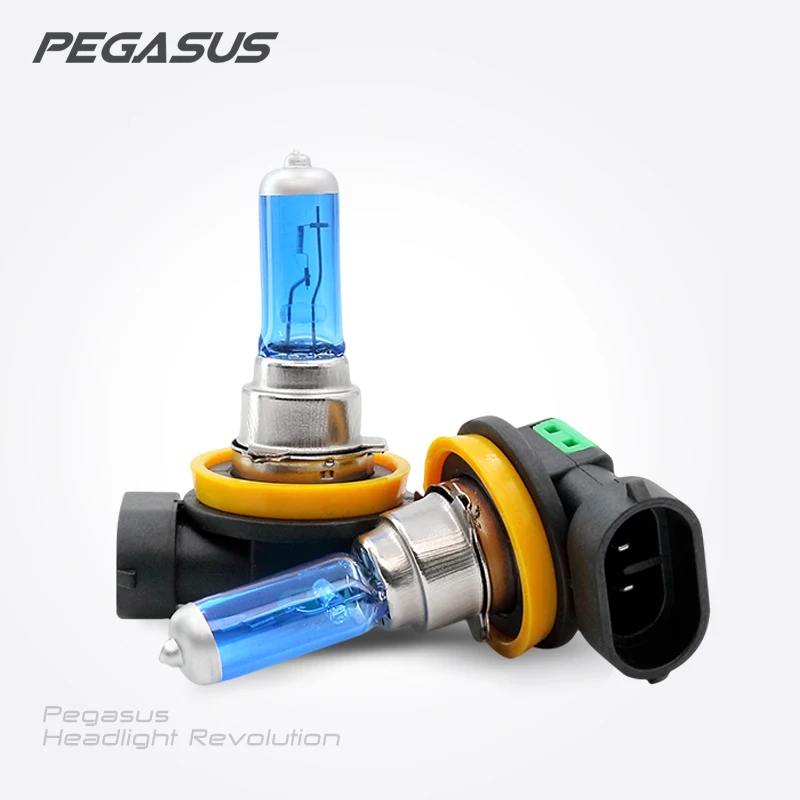 Автомобильные галогенные фары PEGASUS H1 H3 H4 H7 H11 HB3 9005 HB4 9006 HIR2 9012 PSX24W H15 H16 1100lm 6000K|hb3 9005|hb4