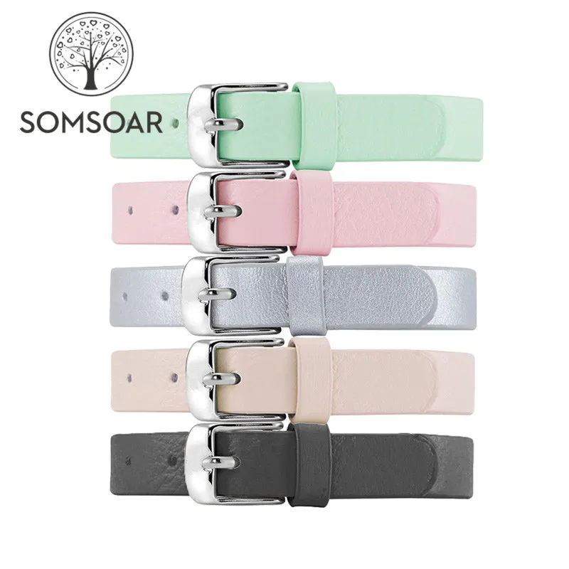 1 шт. распродажа ювелирные изделия Somsoar однотонные подвески из натуральной кожи