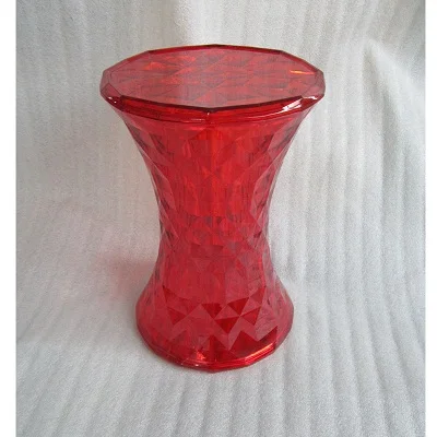 Мебель для столовой стиль ПК Модный популярный прозрачный табурет минималистичный современный прозрачный табурет с кристаллами обеденные стулья - Цвет: clear red