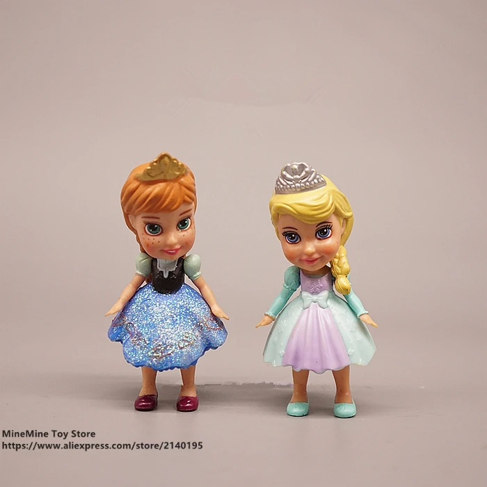 ZXZ Frozen Elsa Anna princess 8cm 2pcs/set Action Figure Posture Anime Decoration Collection Figurine Toy model children gift ZXZ Frozen Elsa Anna princess 8cm 2pcs/set Action Figure Posture Anime Decoration Collection Figurine Toy model children gift