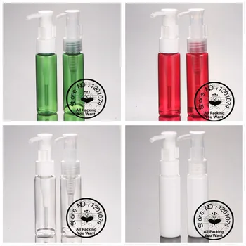 

30ml pretty colors PET mini/samples bottle with plastic pump.lotion/hand wash/Shampoo/moisturizer/facial water PET bottle