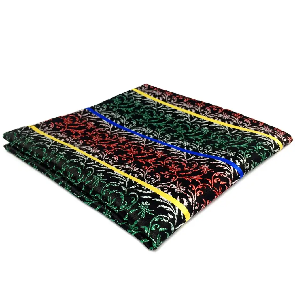 FH28 абстрактный многоцветный мужской, карманный, квадратный шелковый платок жениха Hanky