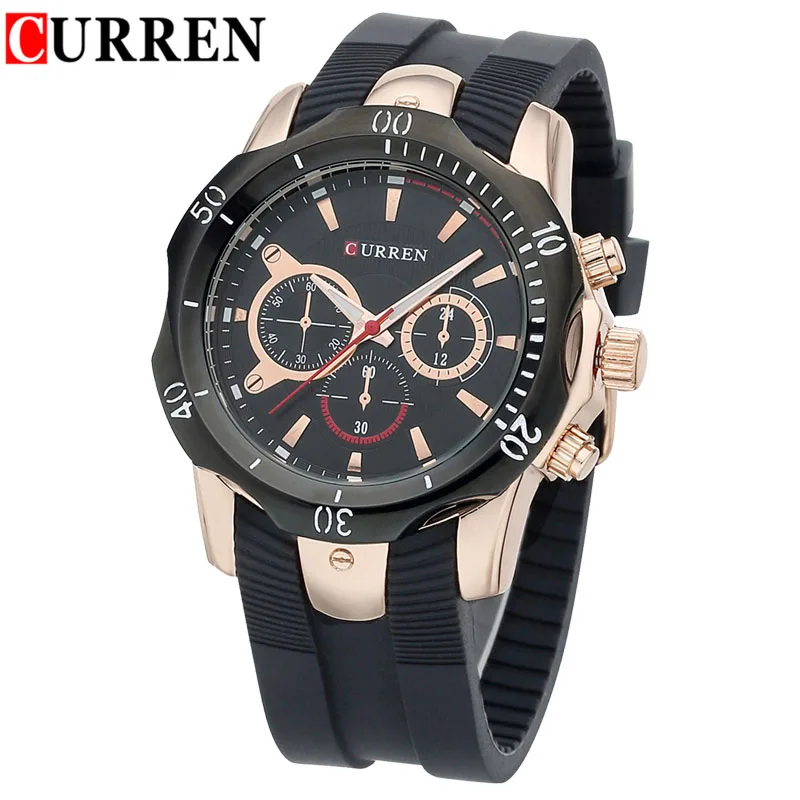 Prix pour Sangles de Silicone Hommes Montres Curren Célèbre Marque Hommes de Quartz Casual Relogio Montres Homme Sport Montre Mâle Horloges 8163 Prix pour Sangles de Silicone Hommes Montres Curren Célèbre Marque Hommes de Quartz Casual Relogio Montres Homme Sport Montre Mâle Horloges 8163