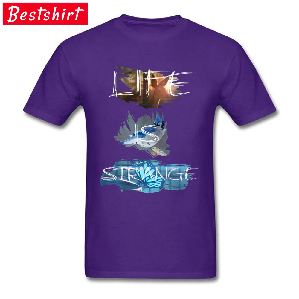 Strange -990 Latest Short Sleeve Design Tshirts 100% Cotton Round Collar Men's Tees Comics Sweatshirts Summer/Autumn Strange -990 purple