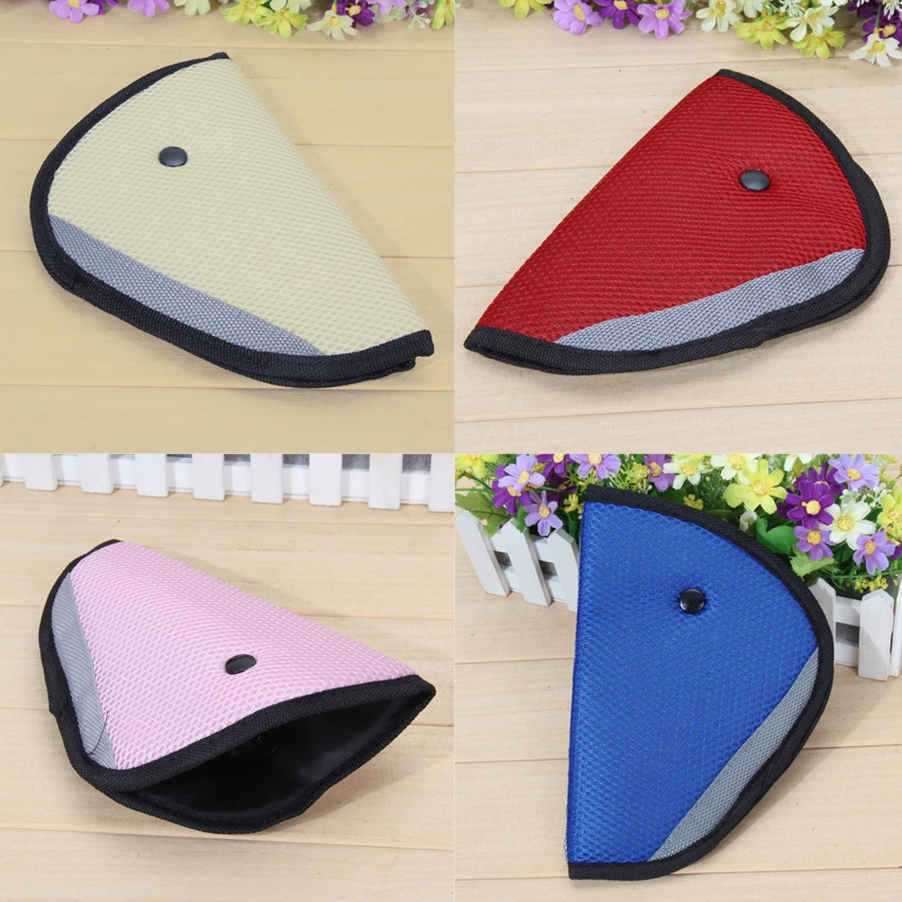 4 colors Car Safe Fit Seat Belt Adjuster car safety belt adjust device baby child boy / girl seat belt protector Neck protection