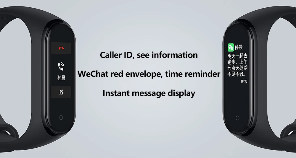 Xiaomi Mi Band 4, Умные часы 135 мАч Цветной экран Bluetooth 5.0 Водонепроницаемый Умный Браслет Heart Rate Fitness Смарт Браслет