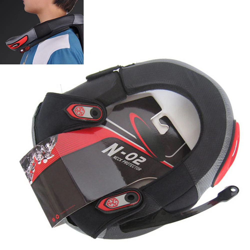 

Motorcycle Neck Guard Protector Motorbike Protect Sports Bike Gear Long-Distance Racing Protective Brace Guards Motocross Helmet