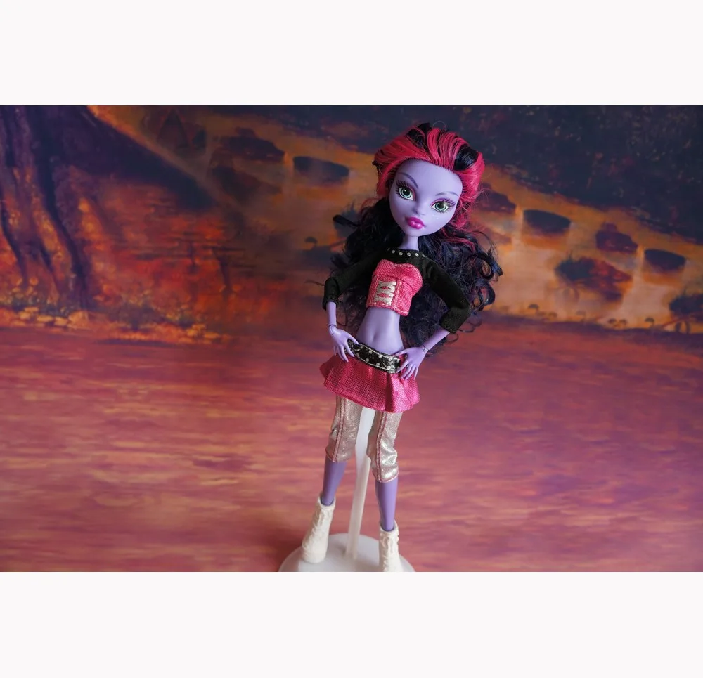 5 шт. Детский наряд для дня Рождения подарок Костюмы на каждый день, платье для кукла-монстр, аксессуары для куклы для Monster Inc Одежда для куклы