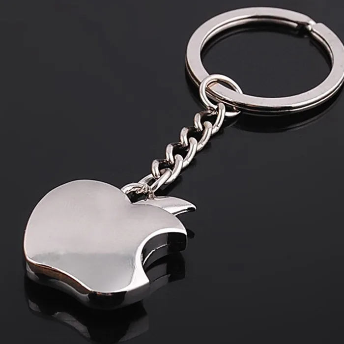 New Fruit Metal Key Chain Metal Apple Key Chain Best Party Gift Key Rings Trinket car key Holder jewelry Mallzona