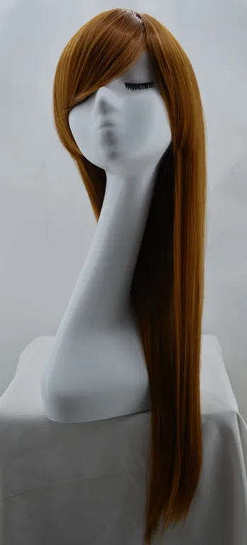 Fei-Show парик синтетический длинный прямой желтый блонд парики Термостойкое волокно Женский Peruca Косплей Женщины изображение цвет волос