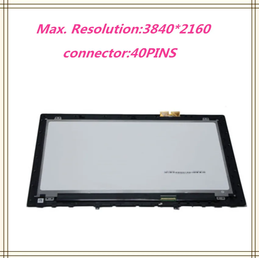 Оригинальный ЖК дисплей сенсорный экран в сборе + рамка для Lenovo Y50 70 Touch Бесплатная