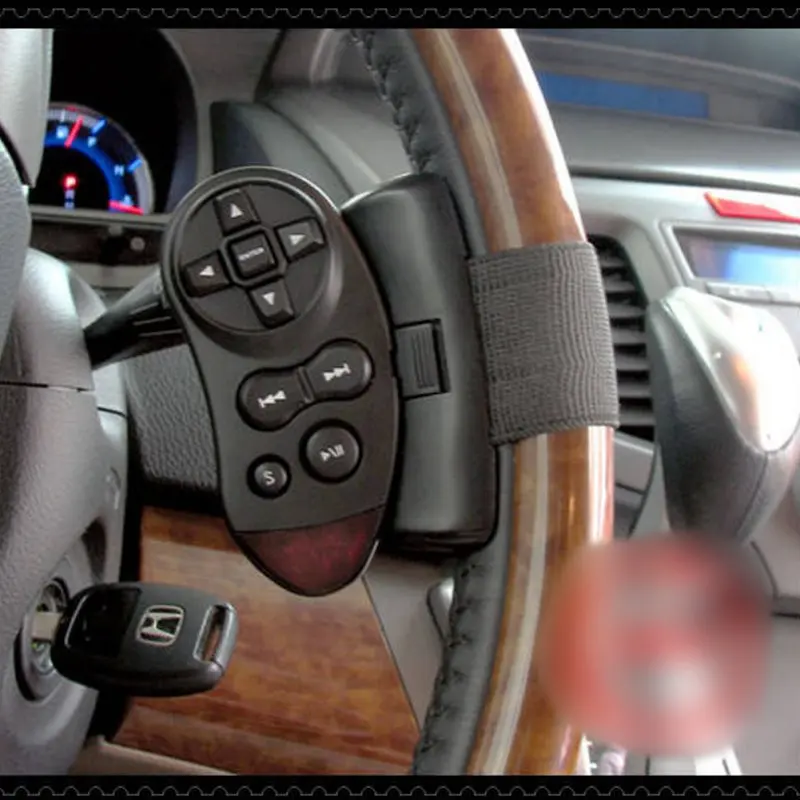 Steering Wheel DVD Universal IR Remote Control For GPS Car CD DVD TV MP3 Player Remotes Controls Steering Wheel DVD Universal IR Remote Control For GPS Car CD DVD TV MP3 Player Remotes Controls