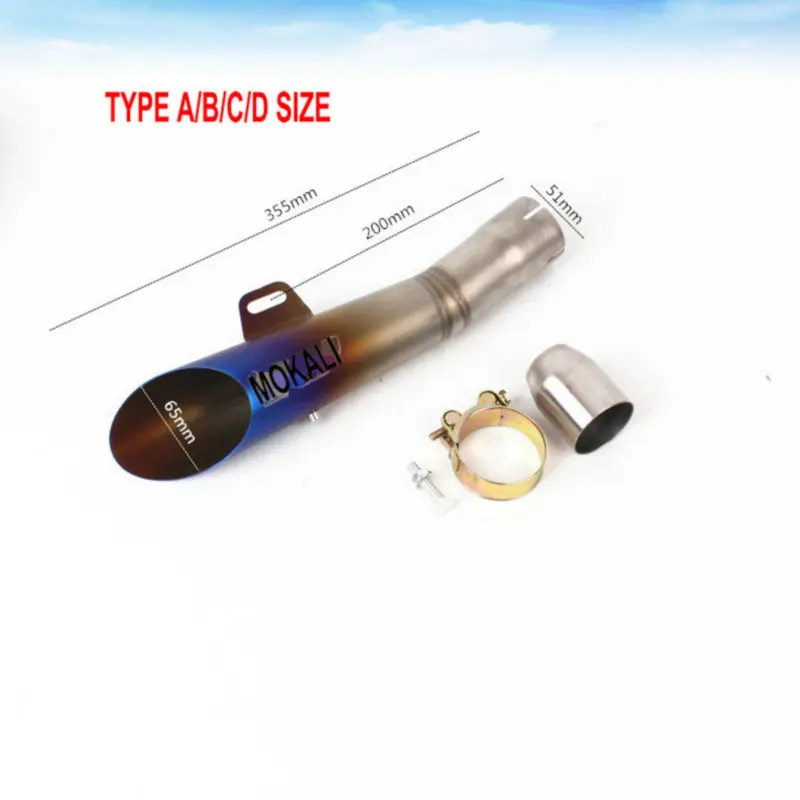 

Universal Motorcycle Exhaust for YZF-R6 escape moto for Benelli echappement moto for Tmax 500 muffler for kawasaki er6n