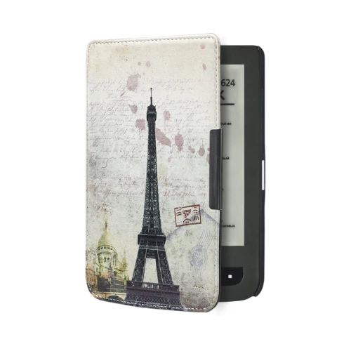 Folio PU Leather Book Cover Case For Pocketbook Touch Lux 3 Pocketbook 626 Plus Ereader Free